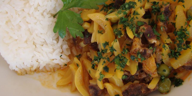 Receta de Olluquito con Charqui